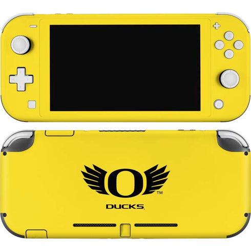 University of Oregon Ducks Yellow Nintendo Switch Lite Skin
